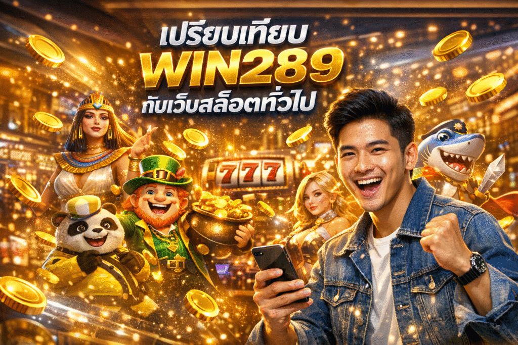 เปรียบเทียบ WIN289 กับเว็บสล็อตทั่วไป